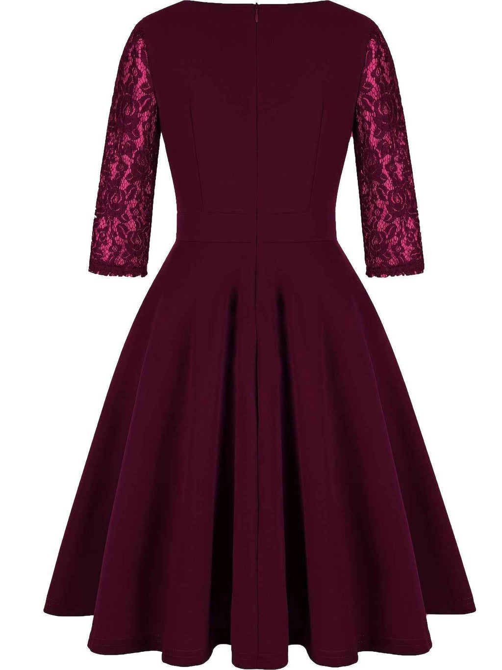 Lace Dress with Delicate Trims and a Flattering Soft Cut