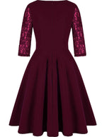 Lace Dress with Delicate Trims and a Flattering Soft Cut