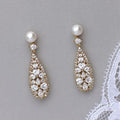 Vintage Bright Pearl Earrings