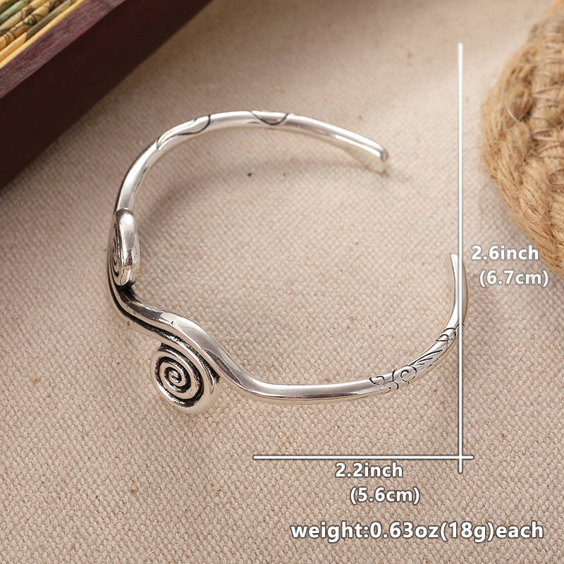 Spiralarmring i vintagestil