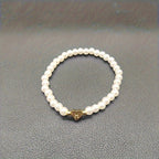 Armband met hart en initiaal van A tot Z