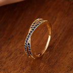 Cross Zirconia Ring