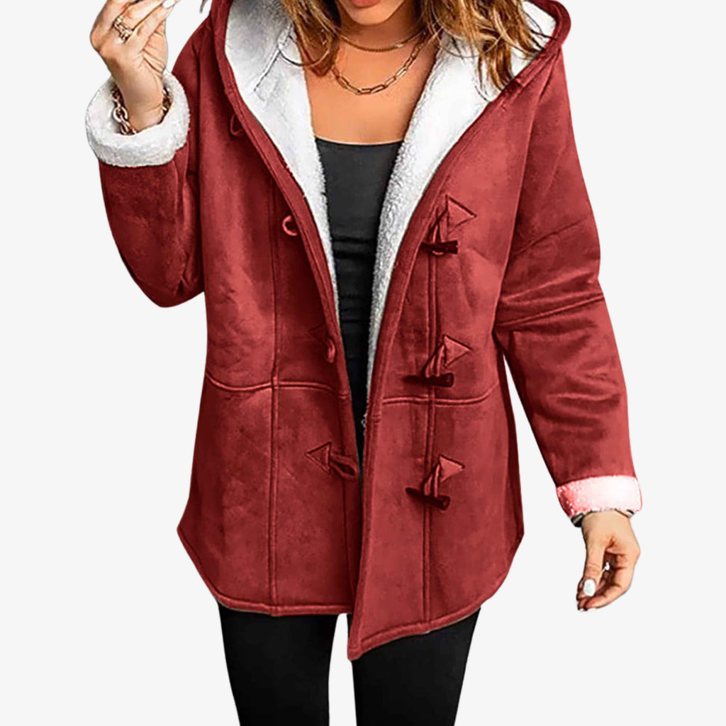 Water Repellent Fleece Lined Jacket with Button Front