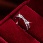 Cross Zirconia Ring
