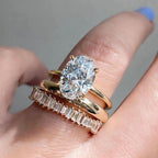 Vintage Sparkling Zirconia Stacked Ring Set