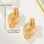 Bohemian Irregular Geometric Stud Earrings