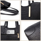 Premium PU Leather Structured Handbag for Work and Leisure