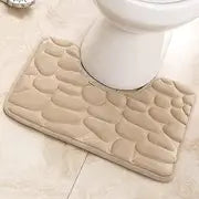 U-Shaped Memory Foam Bath Mat – Super Absorbent, Non-Slip, Toilet Surround