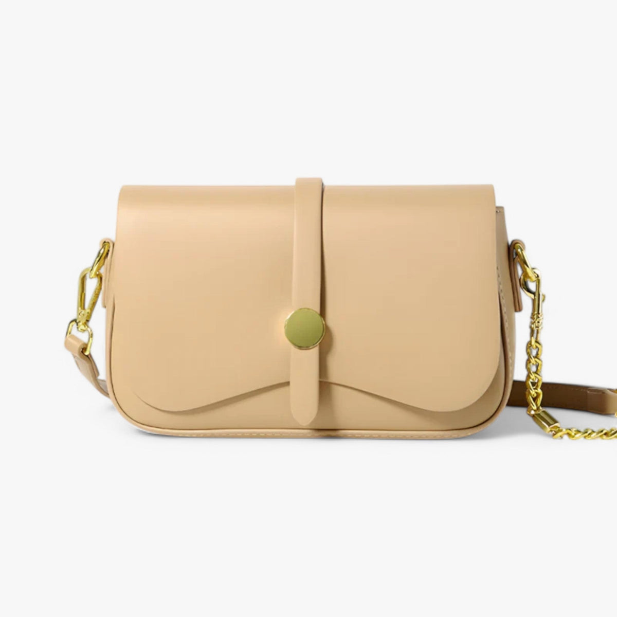 Spacious Versatile Vegan Leather Shoulder Bag