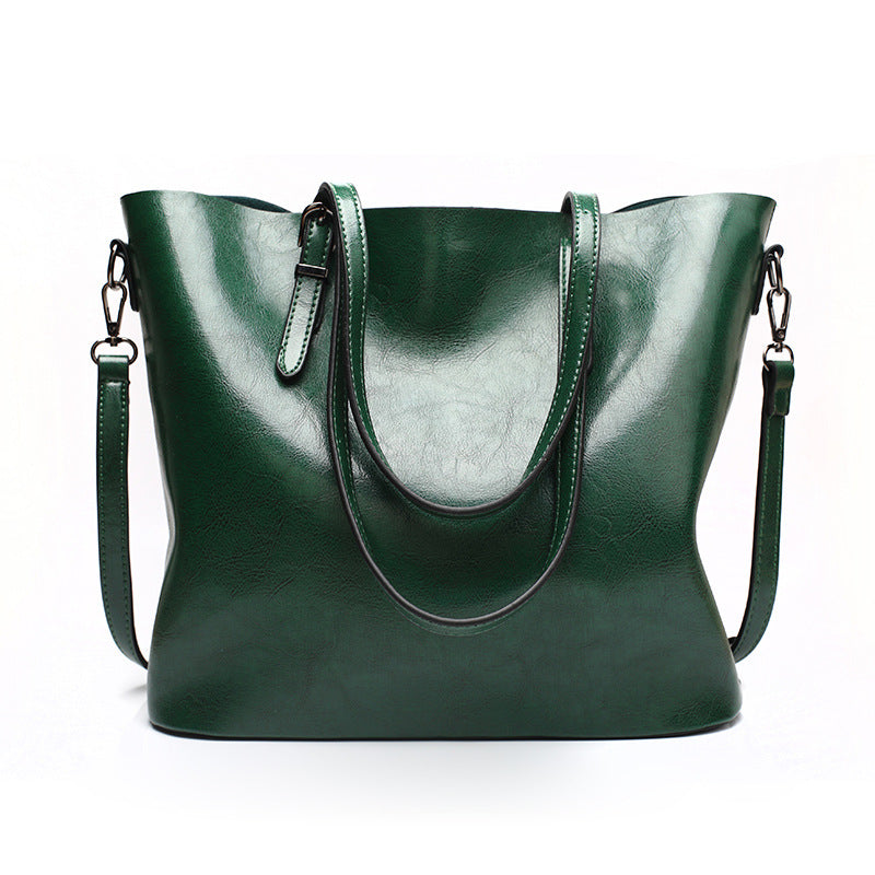 Minimalistische PU Shopper met Ritssluiting