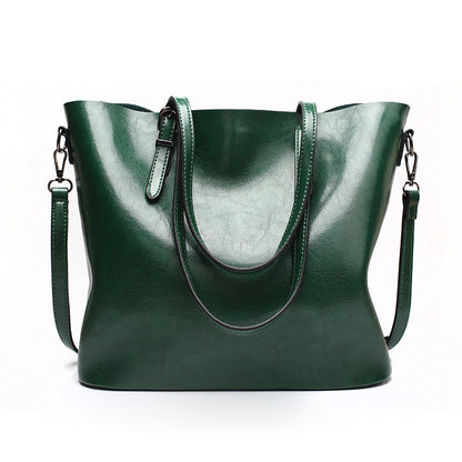 Minimalistische PU Shopper met Ritssluiting