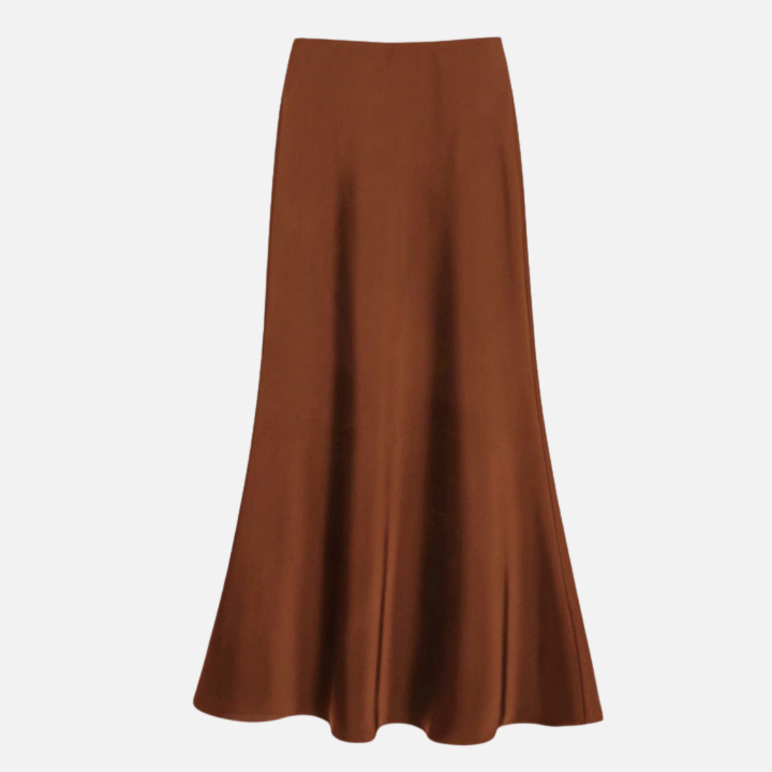 Flowing Woven Midi Skirt