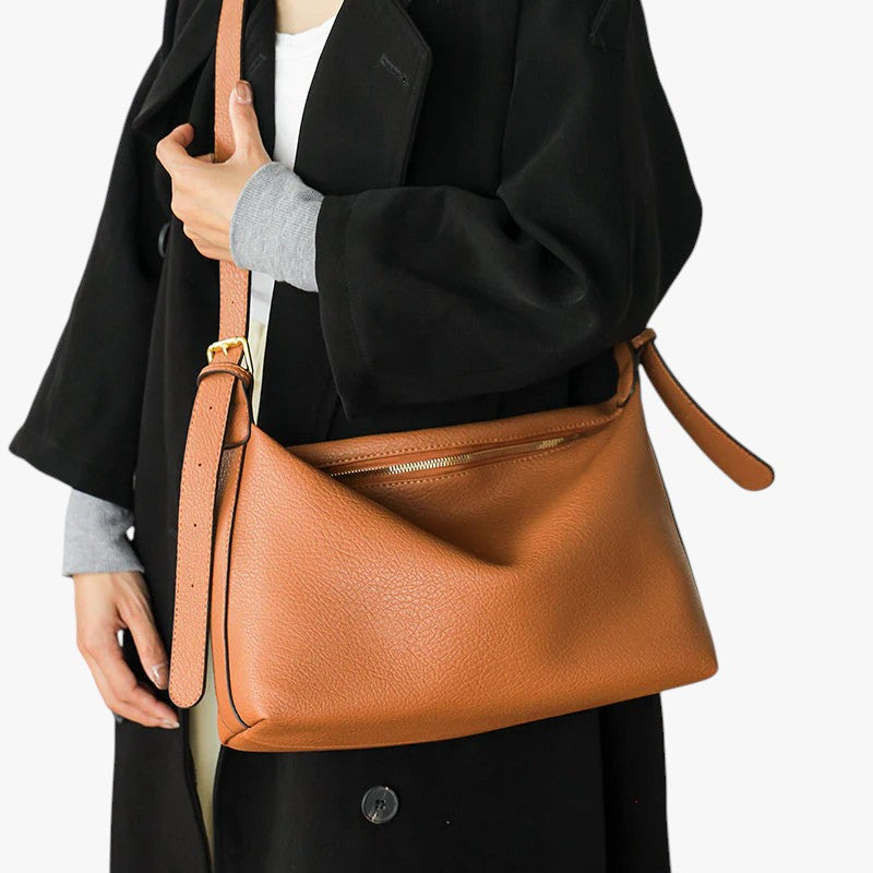 Versatile Structured Crossbody Bag, 32x12x21cm