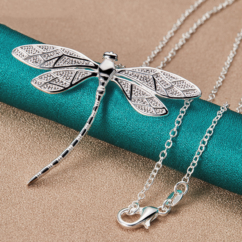 Sterling Silver Dragonfly Necklace