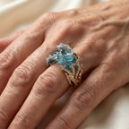 Ocean Oath Gold-Tone Ring