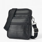 Men's Vertical Multifunctional Leather Crossbody Bag