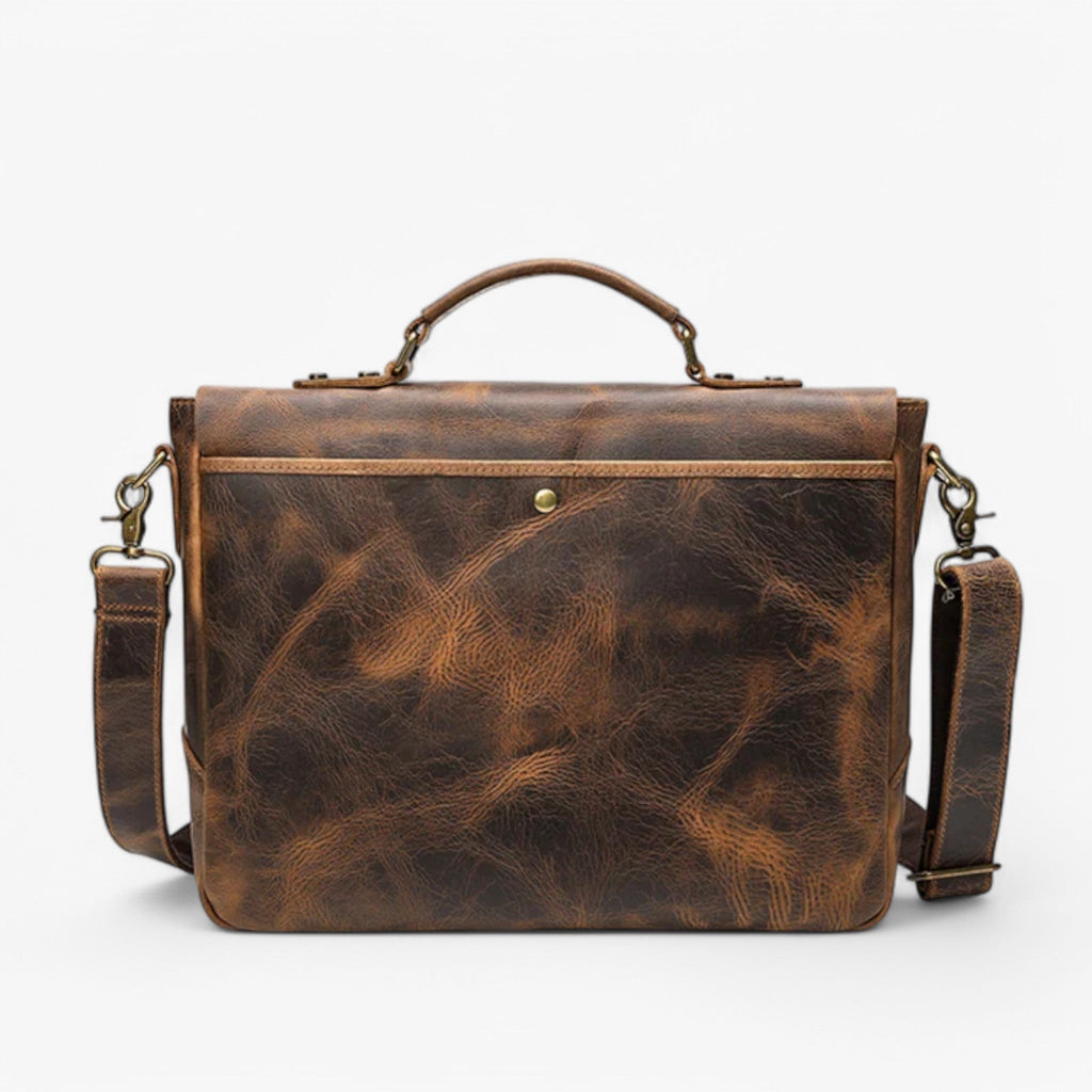 Men's Classic Vintage Genuine Leather Shoulder Bag