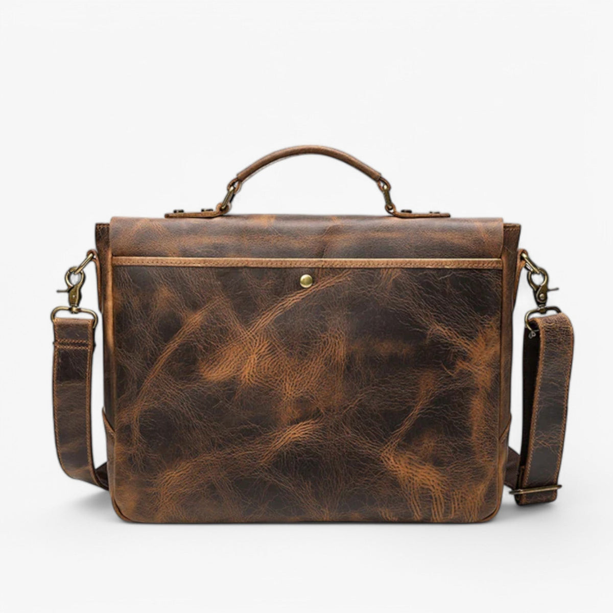 Men's Classic Vintage Genuine Leather Shoulder Bag