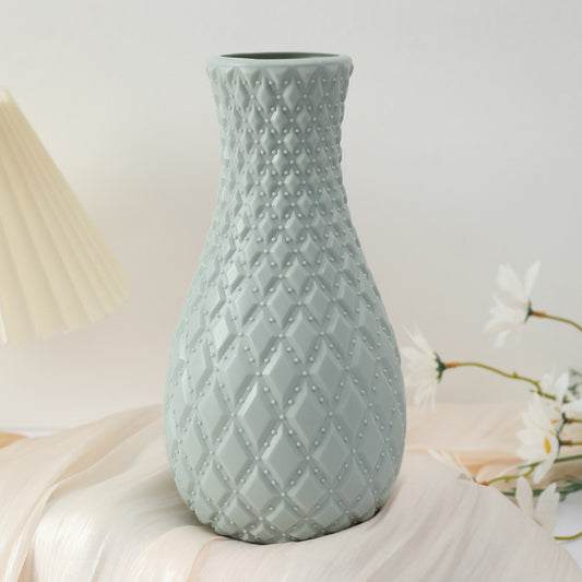 Nordic Style Plastic Decorative Vase – Break-Resistant, Lightweight, Multiple Colours