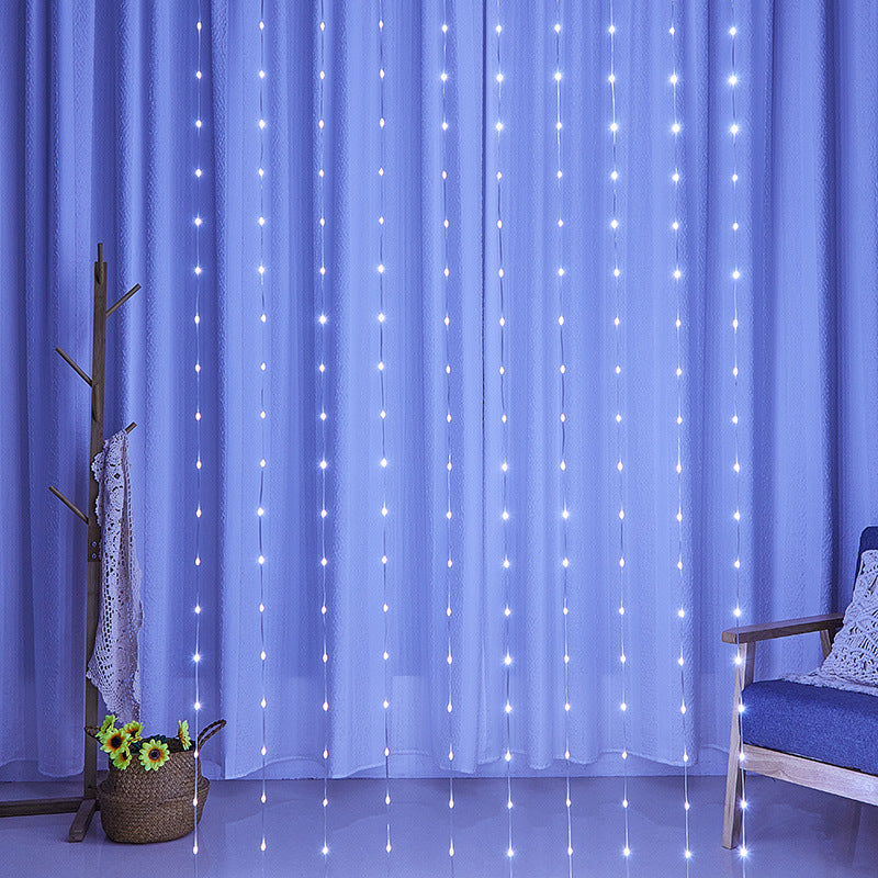LED Waterval Lichtsnoer – USB Decoratief Lichtgordijn voor Binnen & Buiten