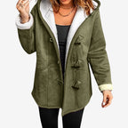 Water Repellent Fleece Lined Jacket with Button Front
