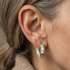 Boho Minimalist Teardrop Hoop Earrings