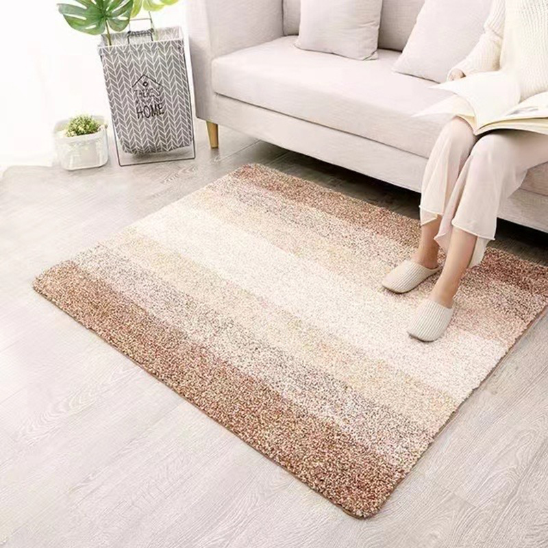 Snowflake Print Microfibre Non-Slip Floor Mat – Soft, Machine Washable, Multi-Colour