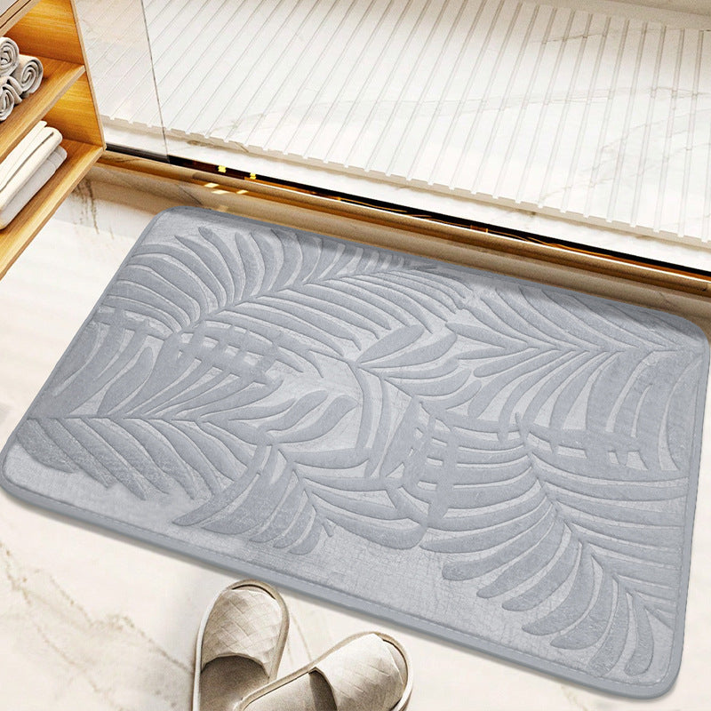 Memory Foam Bathroom Mat – Absorbent, Non-Slip, Multi-Size, Machine Washable