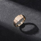 Cubic Zirconia Gold-Plated Ring