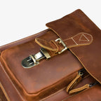 Men's Craftsman-Quality Leather Laptop Briefcase