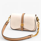 Spacious Versatile Vegan Leather Shoulder Bag
