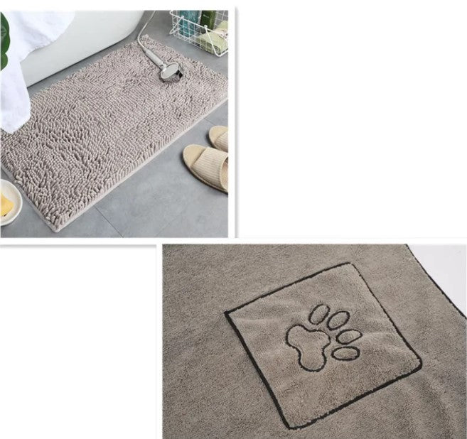 Thick Plush Microfibre Bathroom Floor Mat – Super Absorbent, Non-Slip, Multi-Size