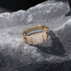 Cubic Zirconia Gold-Plated Ring