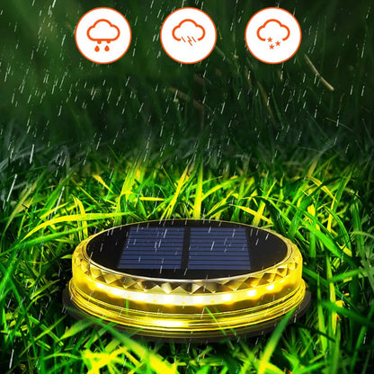 Solar In-Ground Lights – Waterproof LED Deck & Driveway Light for Garden Paths