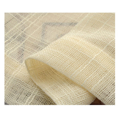 Cotton Linen Light Filtering Curtains – Modern Minimalist, Semi-Sheer, 6 Colours