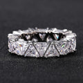 Vintage-Style Triangle Stone Ring