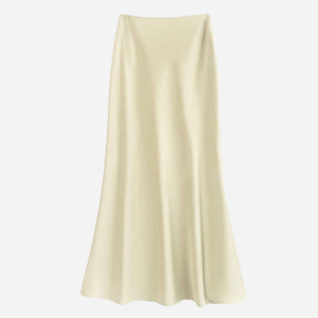 Flowing Woven Midi Skirt