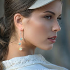Crystal Long Chain Drop Earrings