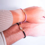 Adjustable Initial Letter Bracelet