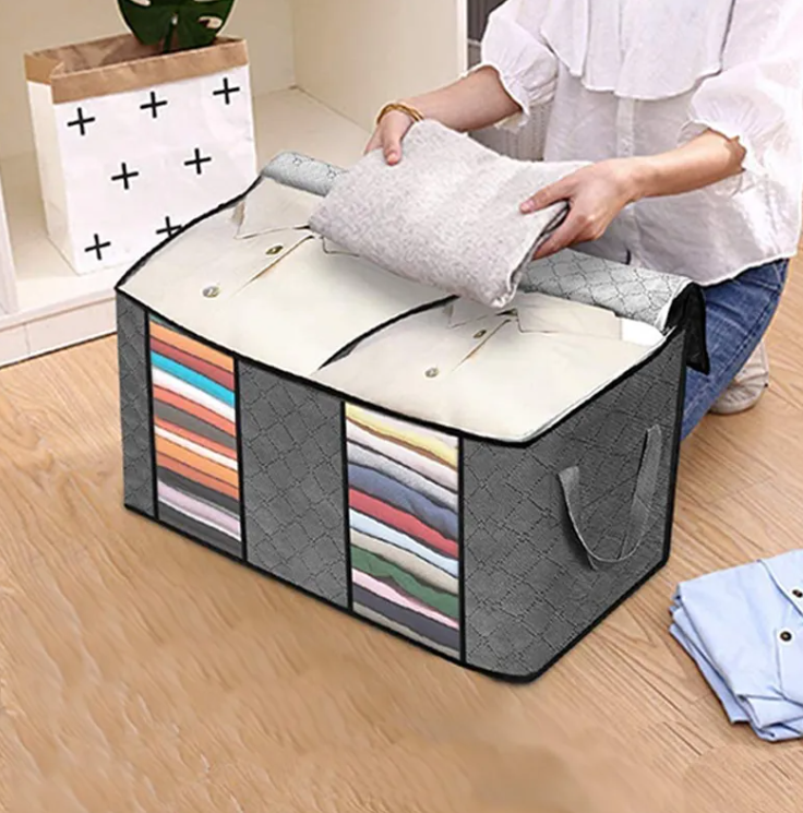 Foldable Quilt & Blanket Storage Bags – Bedding Organiser, Dustproof