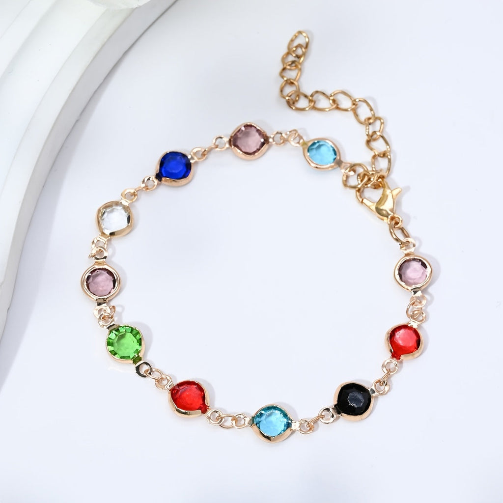Candy-Coloured Heart Bracelet