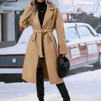 Straight-Cut Coat with a Streamlined Everyday Silhouette