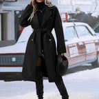Straight-Cut Coat with a Streamlined Everyday Silhouette