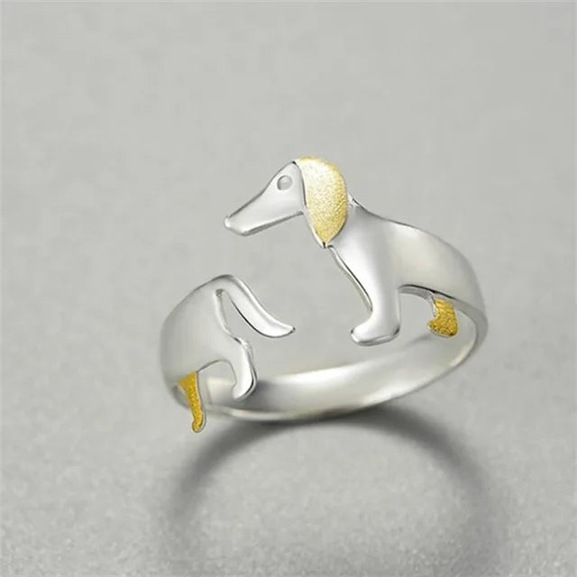 Vintage-Style Sausage Dog Ring