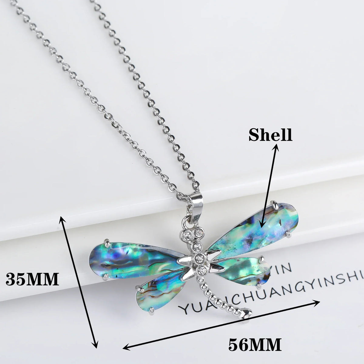 Shell Butterfly Pendant Necklace in Four Styles