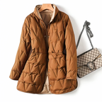 Everyday Winter Coat with a Simple, Polished Outline