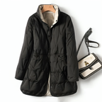 Everyday Winter Coat with a Simple, Polished Outline