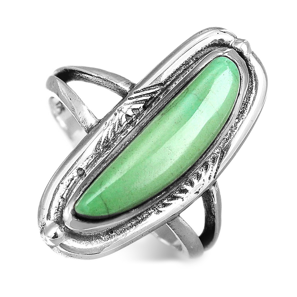 Southwestern-Style Turquoise Sterling Silver Ring