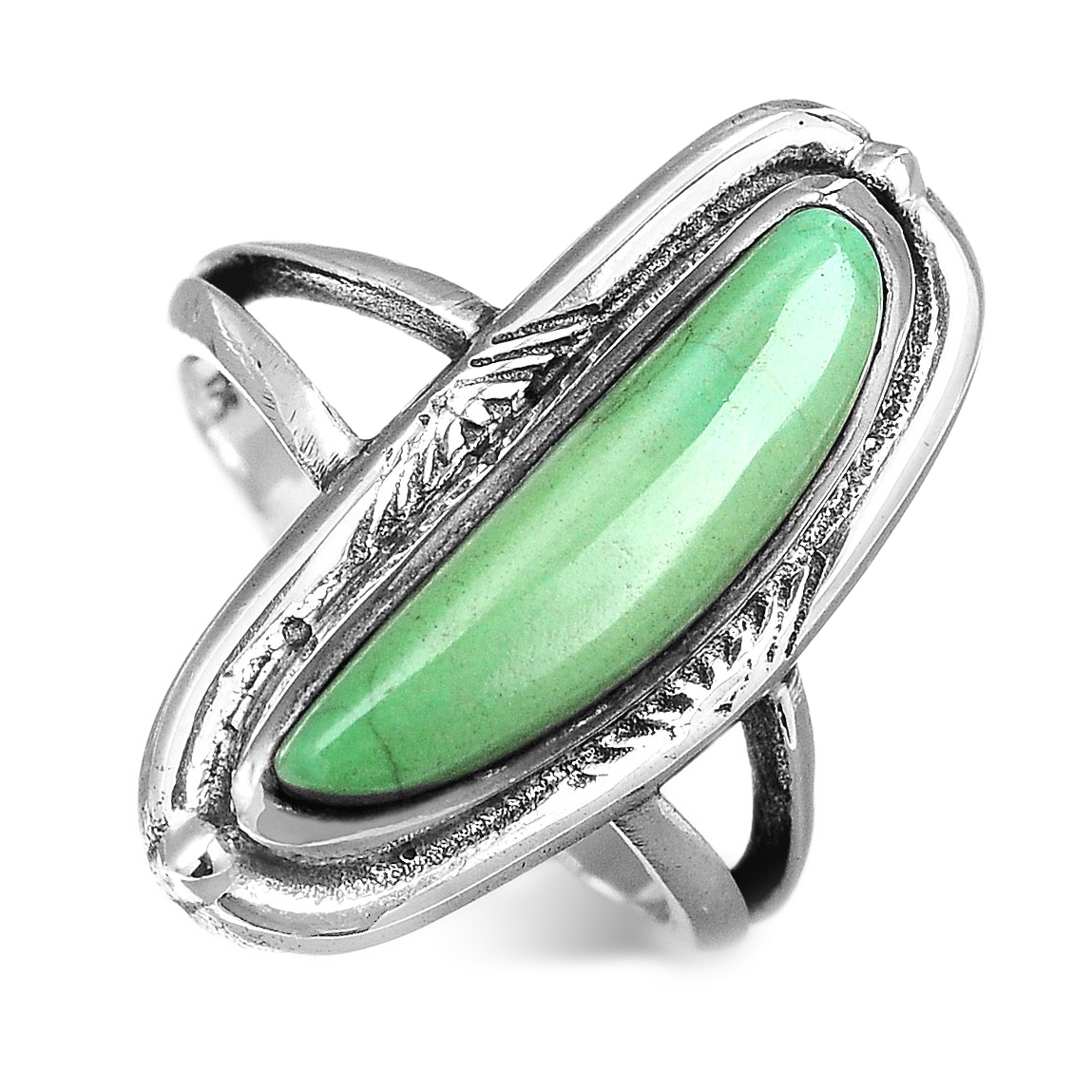 Southwestern-Style Turquoise Sterling Silver Ring