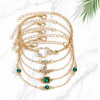 Five-Piece Infinity Bracelet Collection